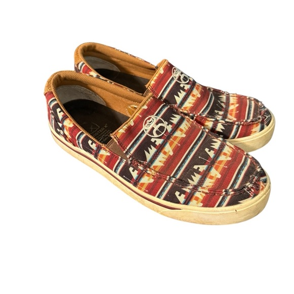 Hooey Twisted X Mens Aztec Casual slip on Shoes Sneakers Size 10M - Picture 2 of 10